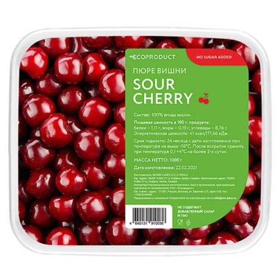 Пюре из вишни