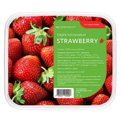 Пюре из клубники