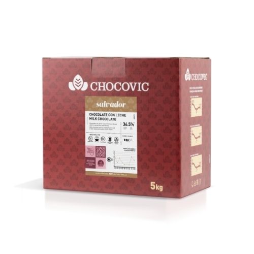 Chocovic Шоколад молочный Salvador, 36,5% (профессиональный)