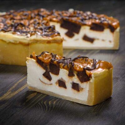 Чизкейк с брауни и карамелью, 2400гр.