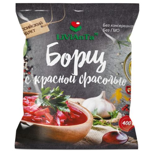 Борщ с красной фасолью LiViAnTa, 400гр